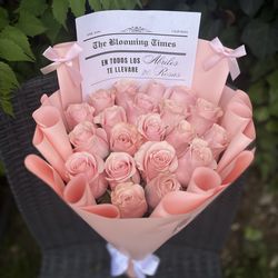 20 roses ramo buchon rose bouquet