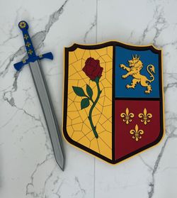 Beauty And Beast Foam Shield And Sword 