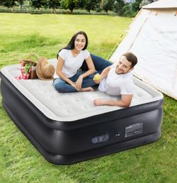 Twin Size (75x39x16) inches Outdoor Camping Air Mattress,