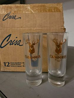 Pair of Casadores Tequila Shot Glasses