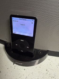iPod and Bose sound dock