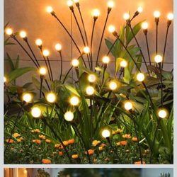 8 Pack Led  Solar Firefly Lights $30