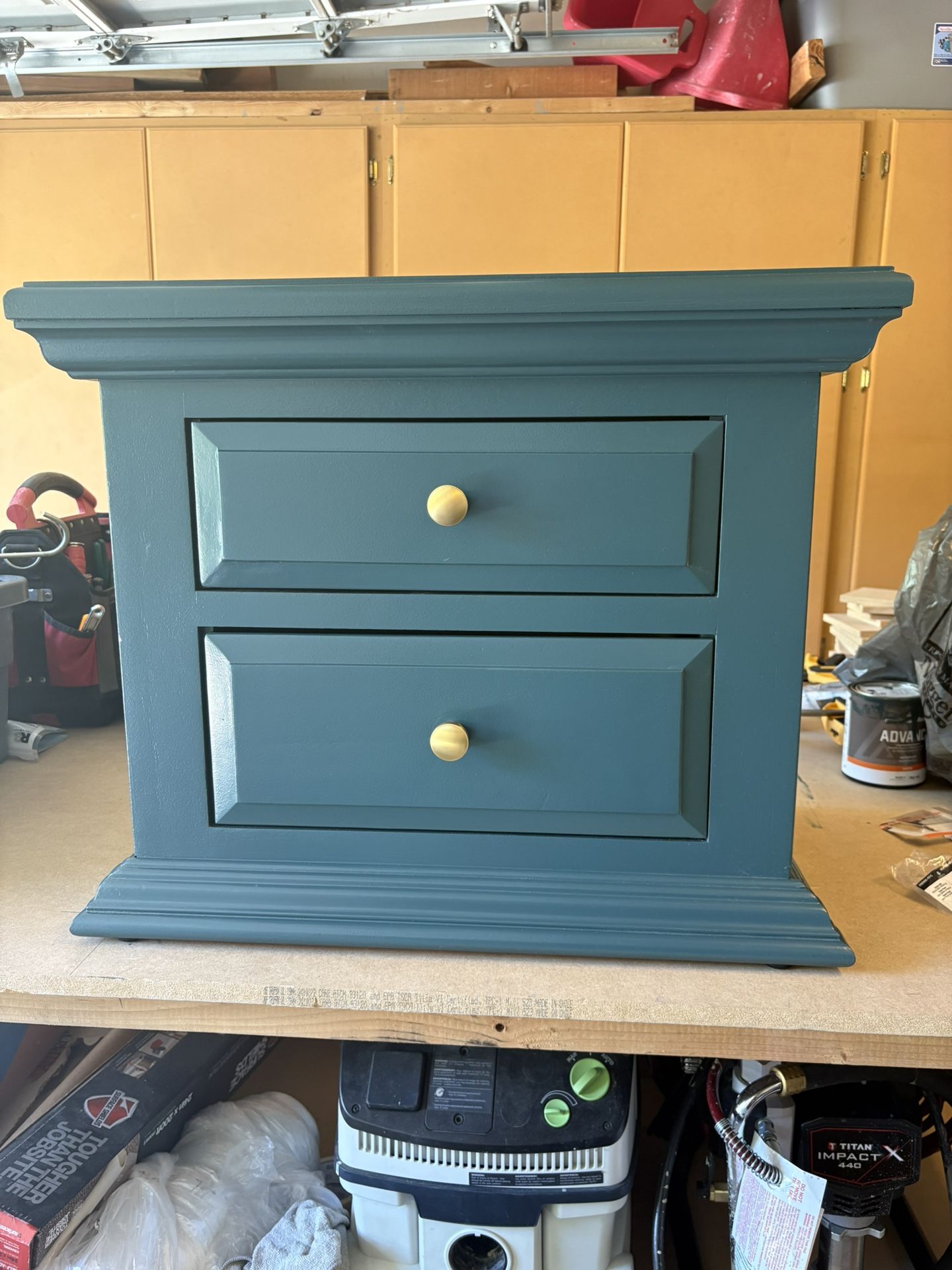 Refurbished Side Table/ Small Dressed
