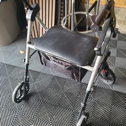 Homland foldable rollator walker for seniors