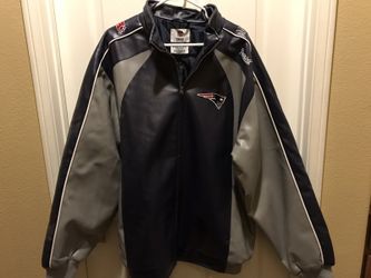 NFL Patriots Leather Jacket size XL