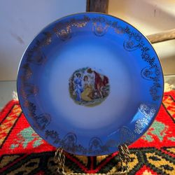 PLATO ANTIGUO DE PORCELANA GREY