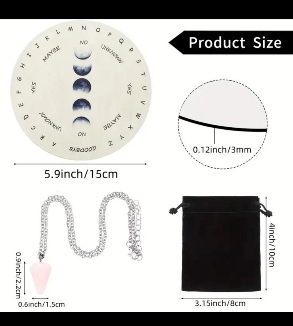 Pendulum Divination Board Set