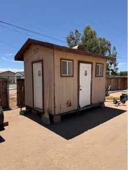 8’ x 10’ Wood Shed for Storage
