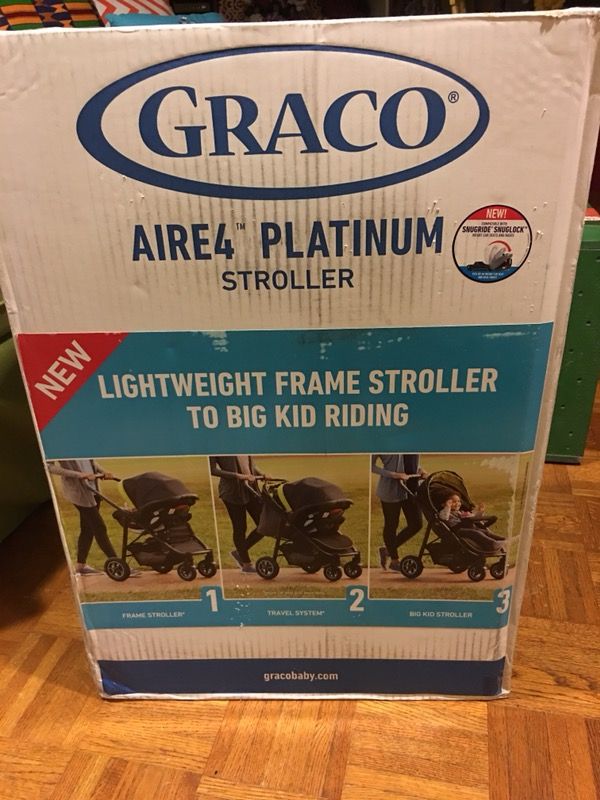 Gracie Aire 4 Platinum Stroller NEW