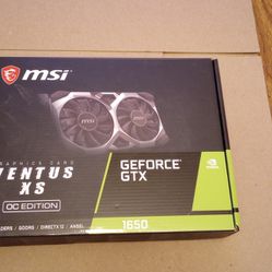 MSI Ventus GTX 1650 OC