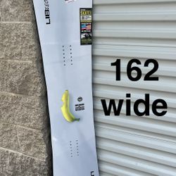 162 wide NEW 2025 Lib Tech Skate Banana snowboard