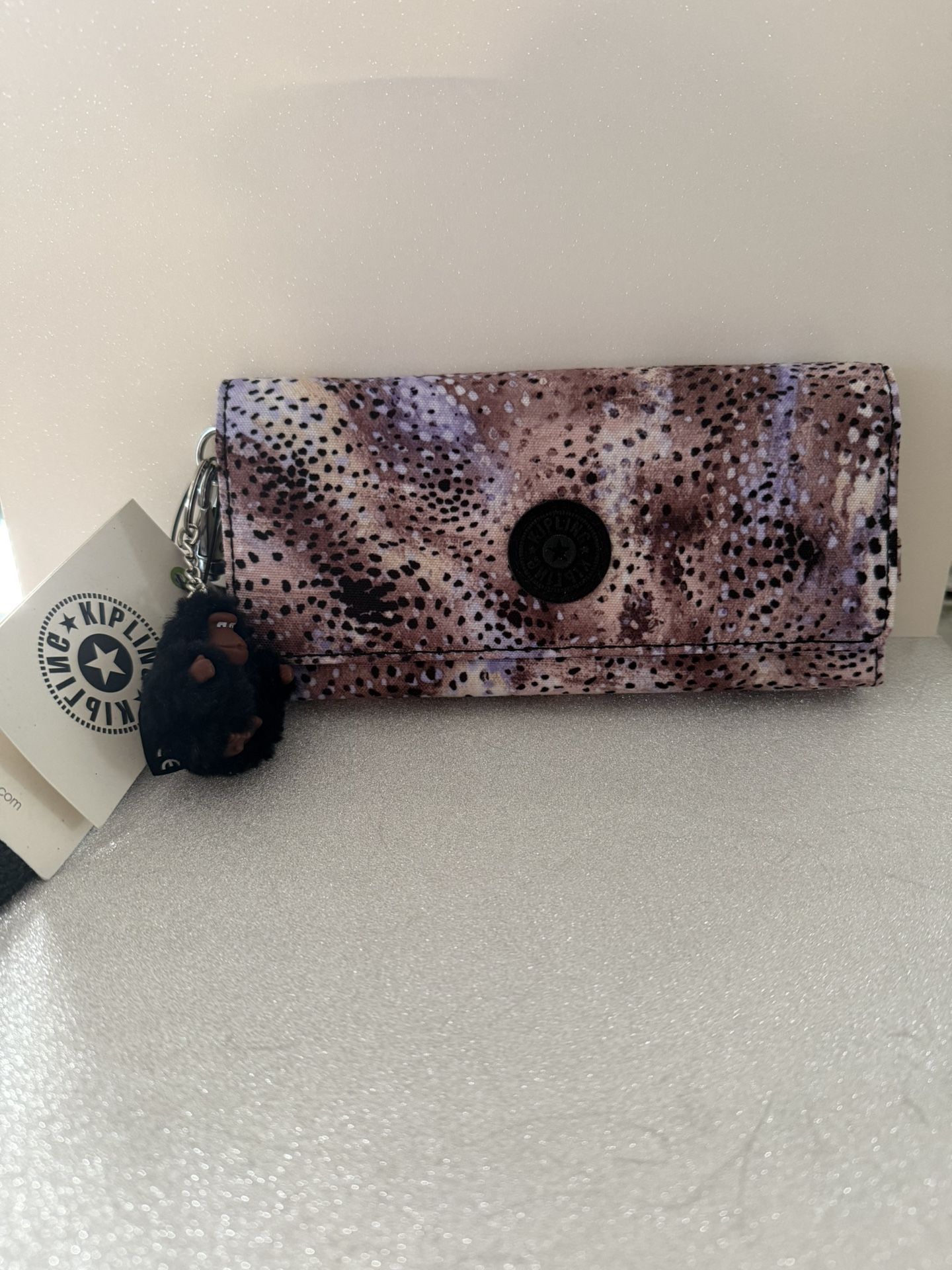 Kipling Rubi Large Printed Wristlet Wallet