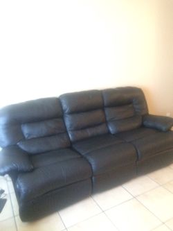 Leather couch