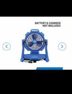 Kobalt misting fan new