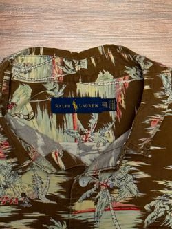 Ralph Lauren Hawaiian Shirt XXL – 100% Cotton