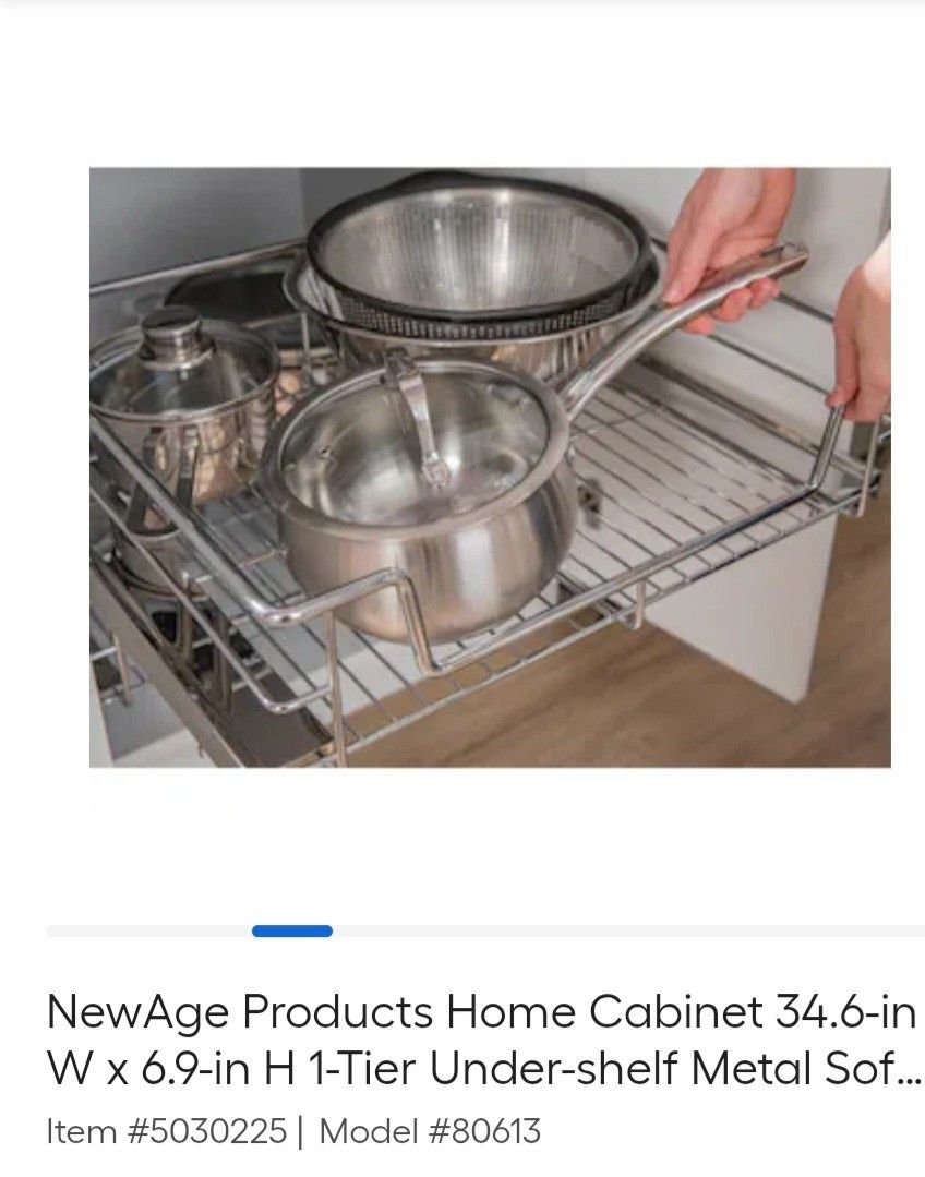 Kitchen Cabinet Sliding Basket 🧺