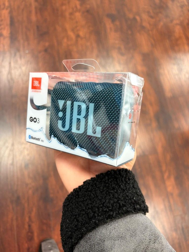 JBL Go 3 Portable Waterproof Wireless Speaker New