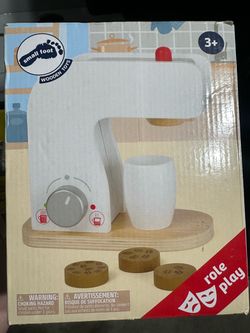 Wooden Coffee maker toy, NEW