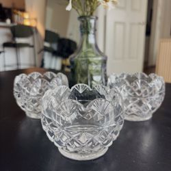 Vintage Crystal Votive 