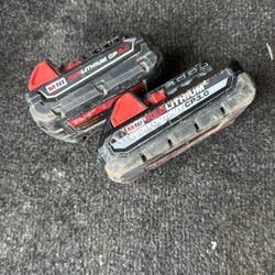 Milwaukee M18 Red Lithium Batteries $70 (for both)