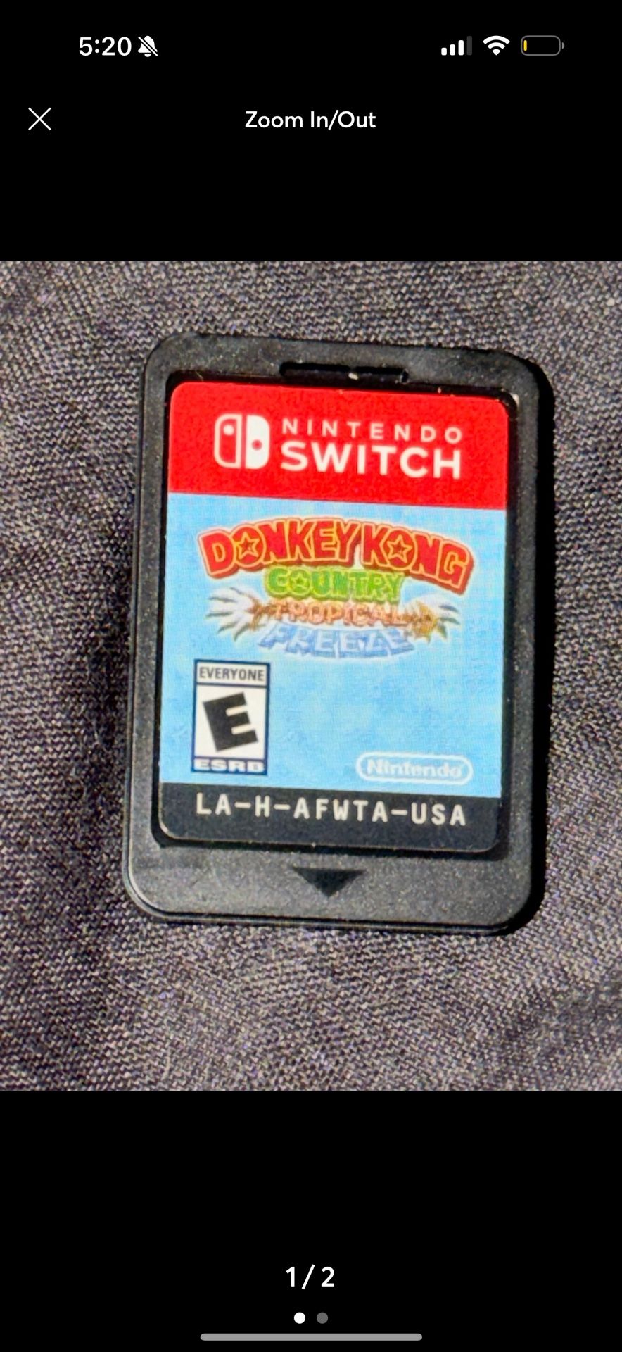 Donkey Kong Country Tropical Freeze Nintendo Switch Rated E For Everyone Used VG