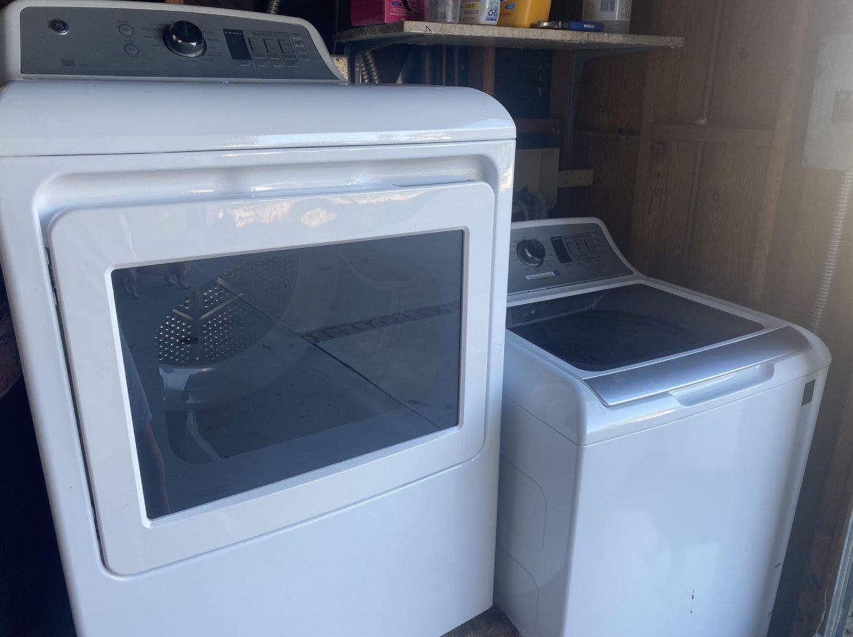 GE High Efficiency Washer and Dryer