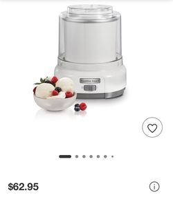 New Hamilton Beach 1.5 Quart Ice Cream / Yogurt / Sherbet/ Gelato Maker
