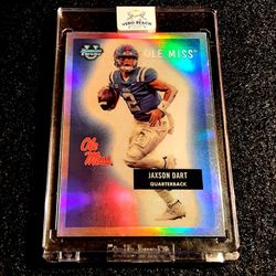 Jaxon Dart 2023 Bowman U Chrome   OLE MISS NY GIANTS NFL