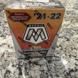 Sealed pack of soccer cards