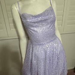 New xl lavender purple short mini y2k dress 