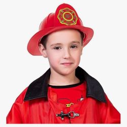 Firefighter Hat Pretend Play Toy Dress Up Fireman