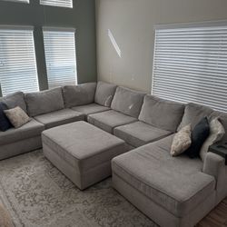 Couch With Ottoman 140” X 109” 