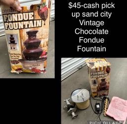 $45 Chocolate Fondue Fountain with Box