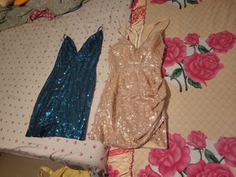 2 Sequin Dresses Medium $20