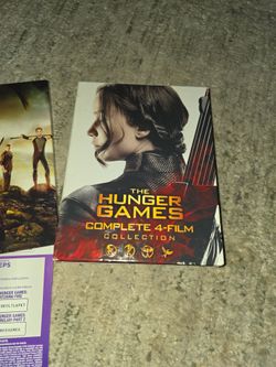 Blu-ray Disc the hunger games complete for film collection