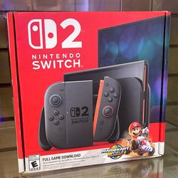 Nintendo Switch 2 With Mario Kart World Game