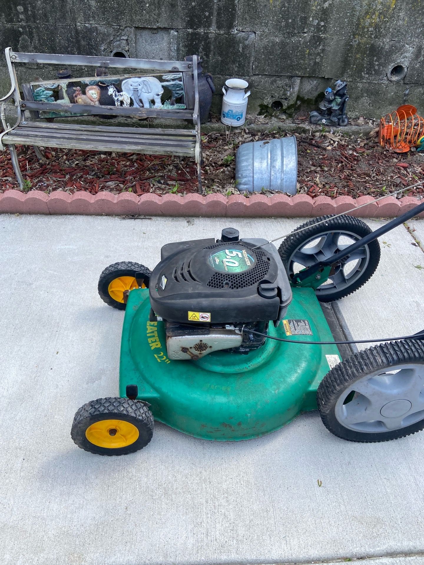 5.0 grass eater lawn mower