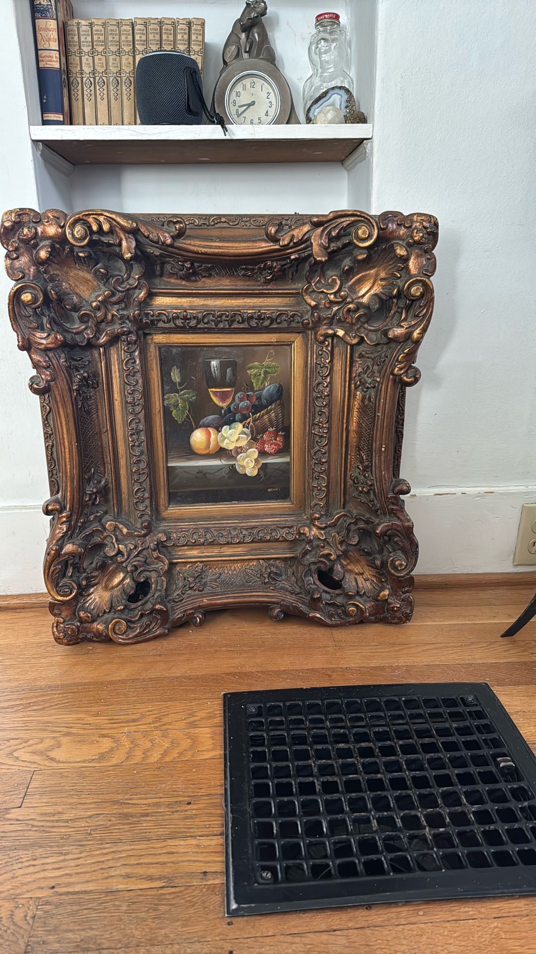 Vintage Oil Painting Still Life