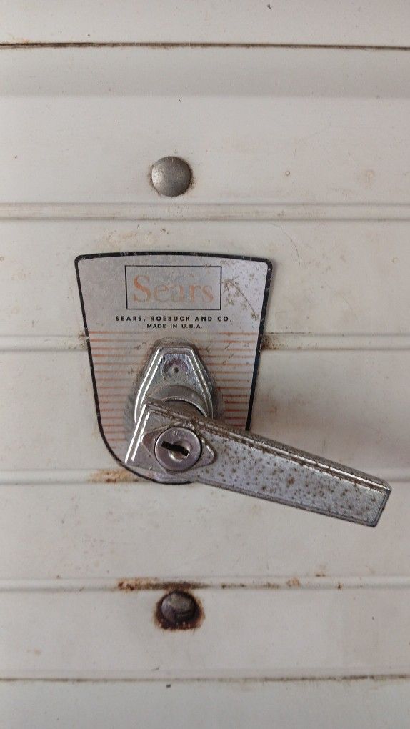 Sears And Roebuck Metal Rollup Garage Door w/hardware