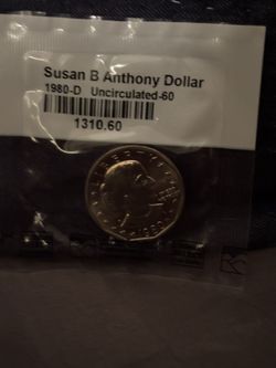 1980 D Susan B Anthony