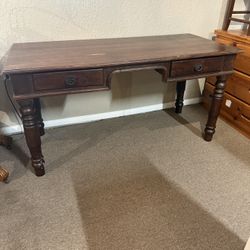 Solid wood desk 