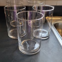 Clear Glass Cylinder Vases 