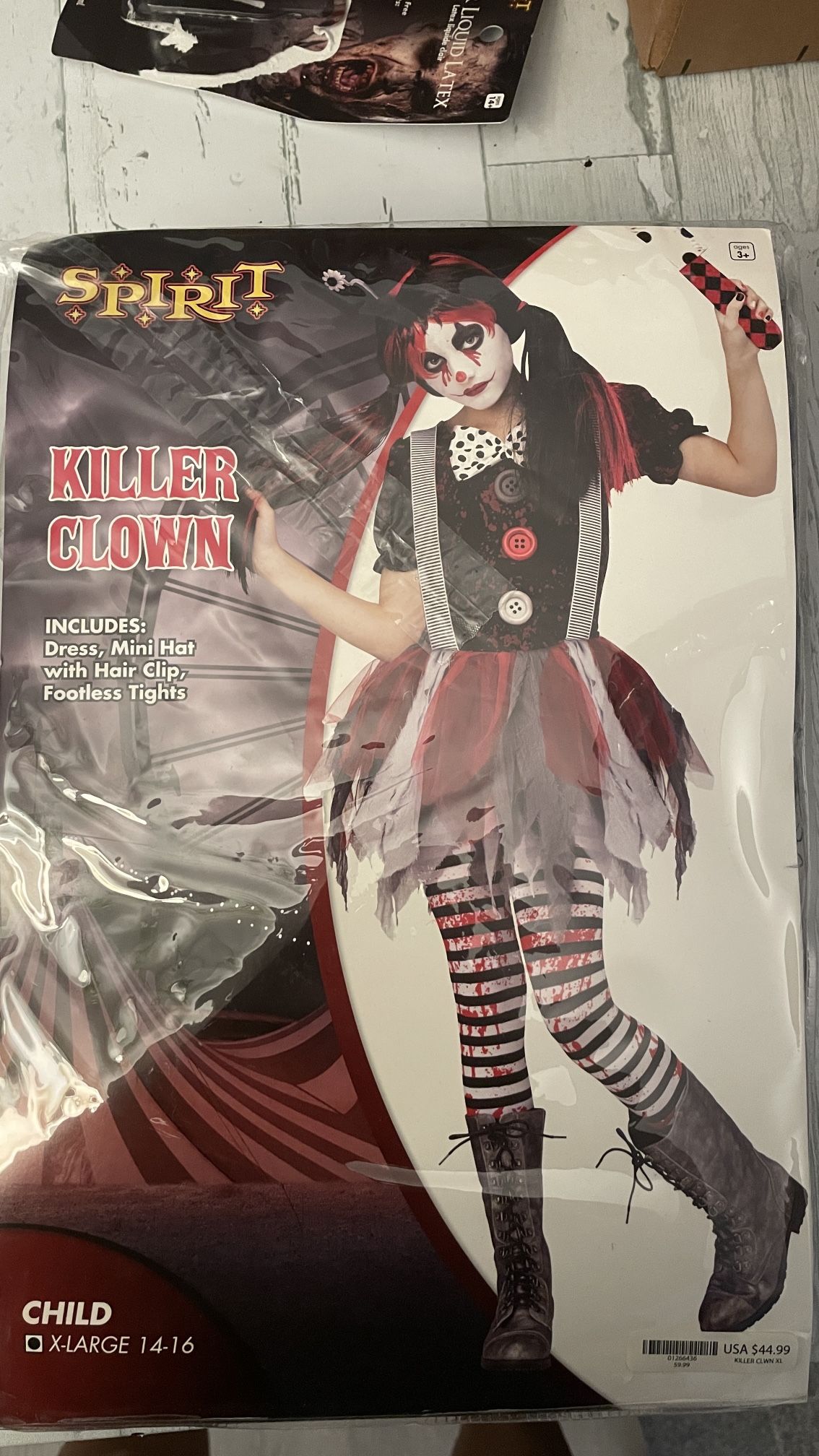 Halloween Clown Costume