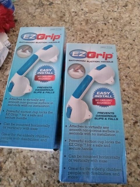 Ezgrip Bathroom Suction Handles (Lot Of 2)