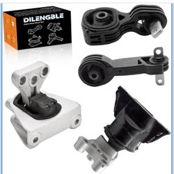 Engine Motor Transmission Mount Replacement for Honda Civic 1.8L 2006 2007 2008 2009 2010 2011, Engine Mount Set of 4 Replaces OE# A4530 A4534 A4543 A