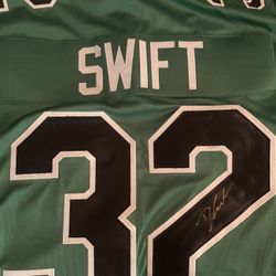 Deandre Swift Autographed Jersey