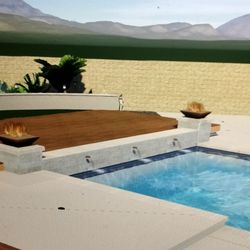 Pavers Pool Remodel New Pool
