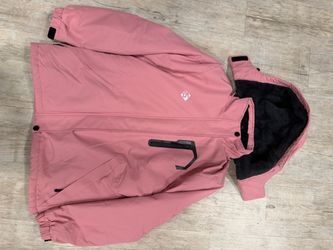 Pink Fleece-Lined Winter Jacket – Women’s M 🩷