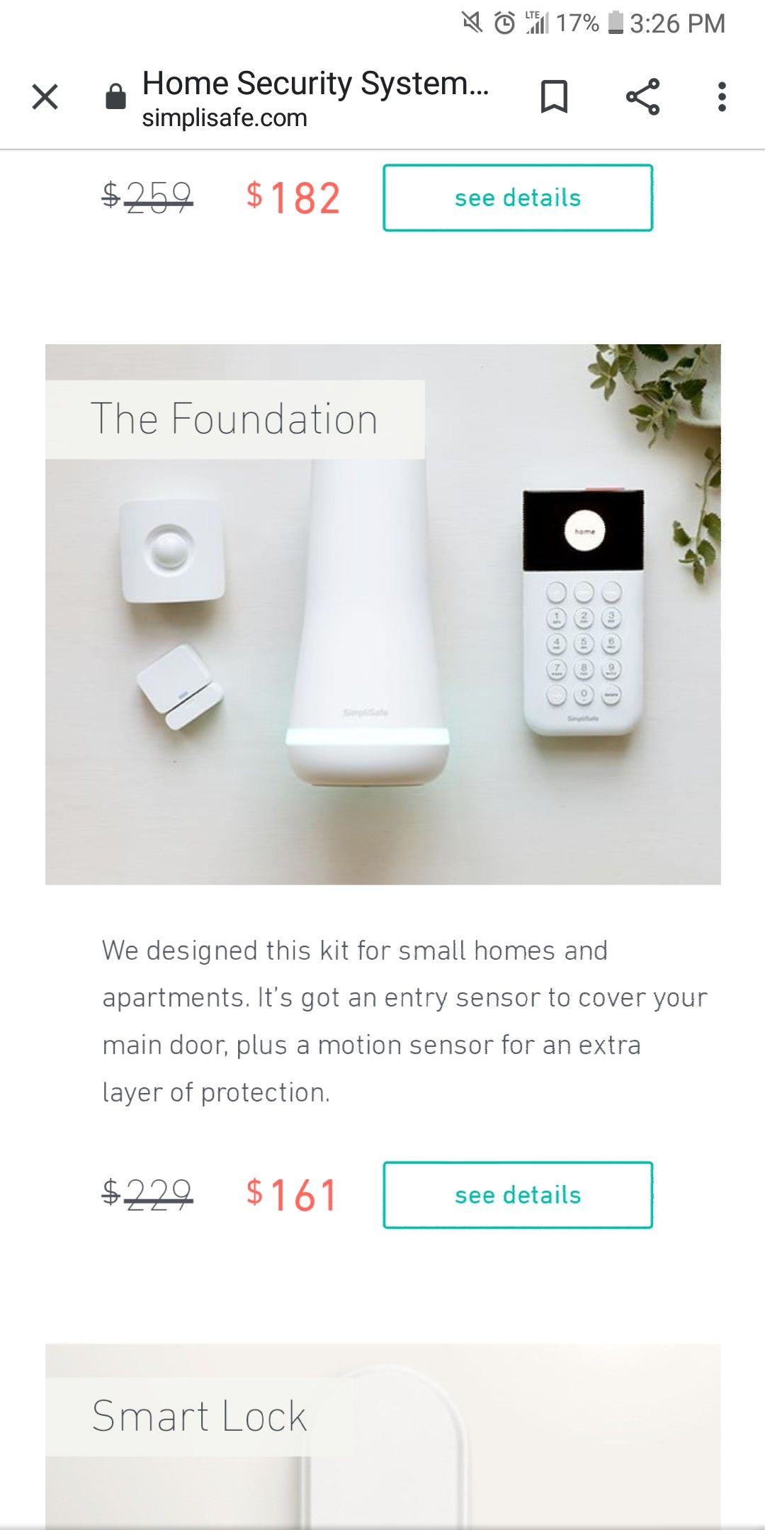 Foundation Simplisafe home security system
