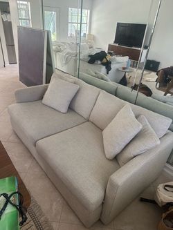 Crate & Barrel Lounge Sofa 83” long
